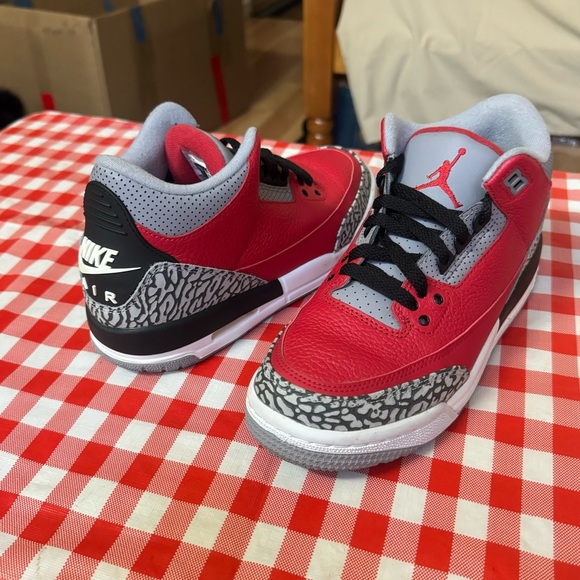 Nike Air Jordan 3 Retro SE GS III Fire Red All Star Game Chicago CQ0488-600 5.5Y - Picture 4 of 9